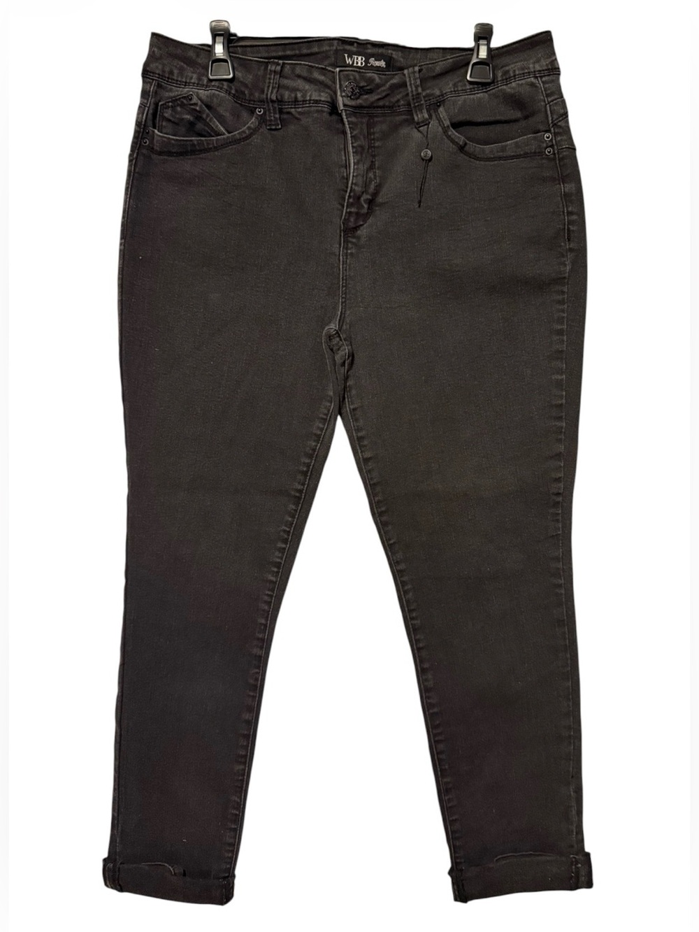 Royalty For Me Dark Gray Skinny Jeans